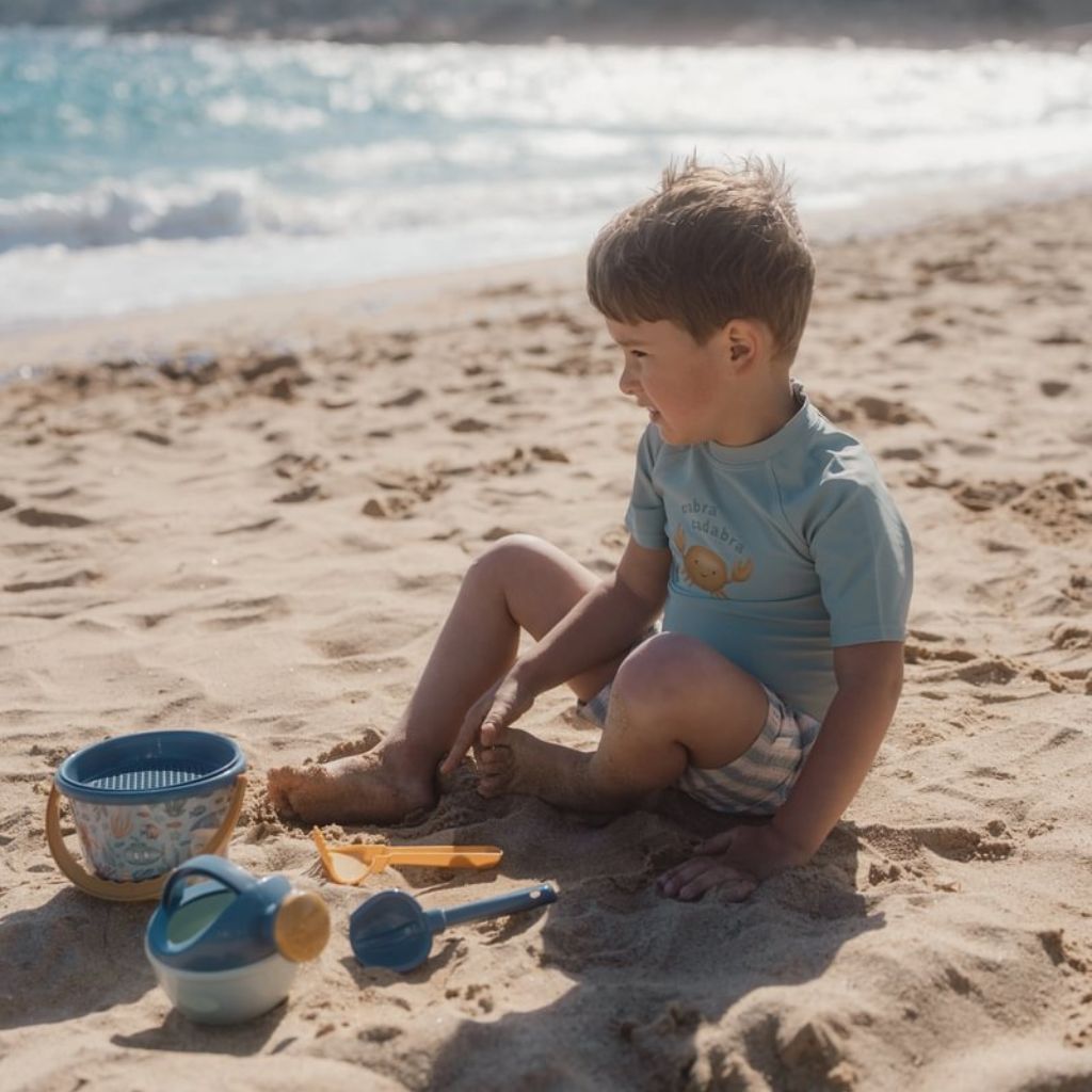 Little Dutch Set de plage Ocean World Bleu - 5 pièces