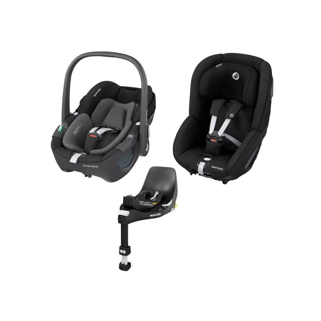 Maxi-Cosi Sièges-auto  Pebble 360/Pearl 360 + Base FamilyFix 360 Black