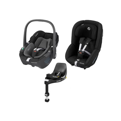 Maxi-Cosi Sièges-auto  Pebble 360/Pearl 360 + Base FamilyFix 360 Black