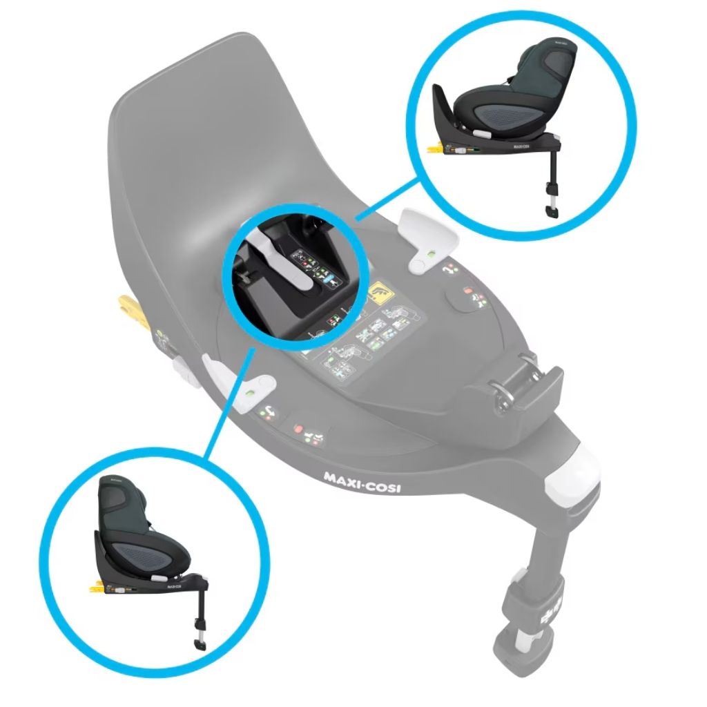 Maxi-Cosi Sièges-auto  Pebble 360/Pearl 360 + Base FamilyFix 360 Graphite
