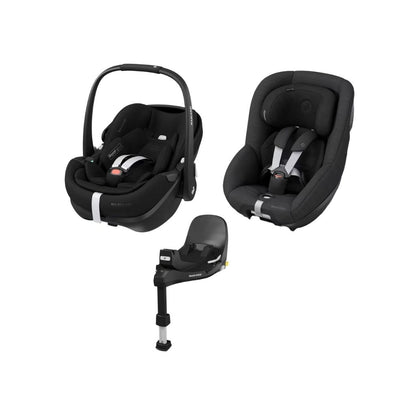 Maxi-Cosi Sièges-auto Pebble 360 Pro 2/Pearl 360 Pro + Base FamilyFix 360 Pro Black