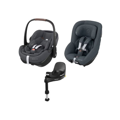 Maxi-Cosi Sièges-auto Pebble 360 Pro 2/Pearl 360 Pro + Base FamilyFix 360 Pro Graphite