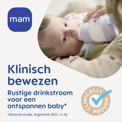 MAM Biberon Easy Start Anti-Colic Beige 260 ml