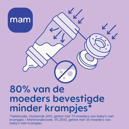 MAM Biberon Easy Start Anti-Colic Beige 160 ml