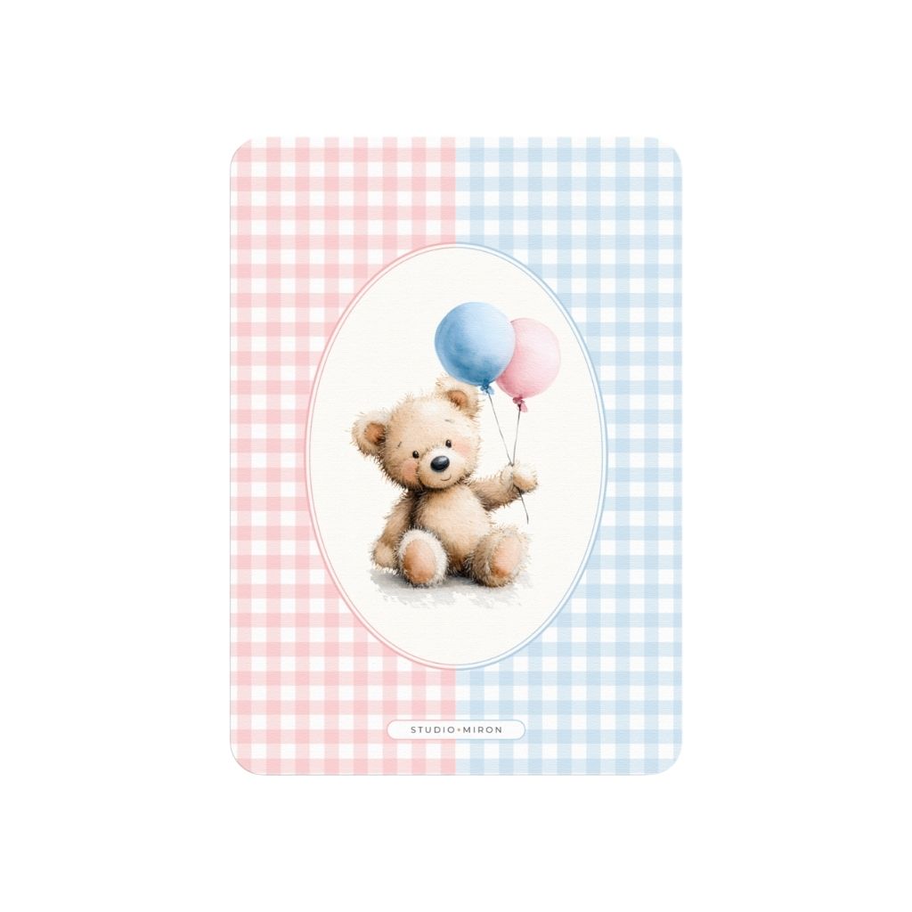 Studio Miron Invulkaart Wens voor de Ouders Roze/Blauw – 10 stuks
