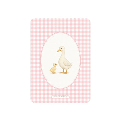 Studio Miron Cartes de prédictions pour bébé Vichy Rose FR - 10 pièces