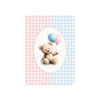 Studio Miron Invulkaarten Baby Voorspellingen Gingham Roze/Blauw FR – 10 stuks