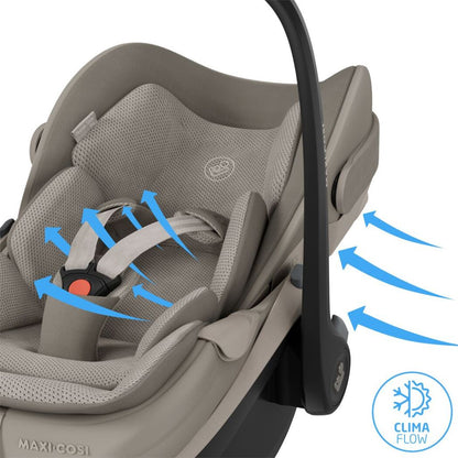 Maxi-Cosi Autostoel Groep 0+ Pebble Slide Pro Sapphire Sand