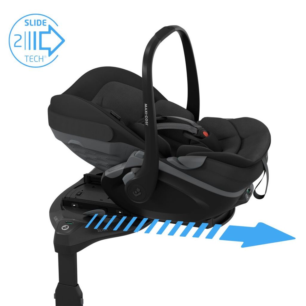 Maxi-Cosi Siège-auto Groupe 0+ Pebble Slide Pro R129 Onyx Black