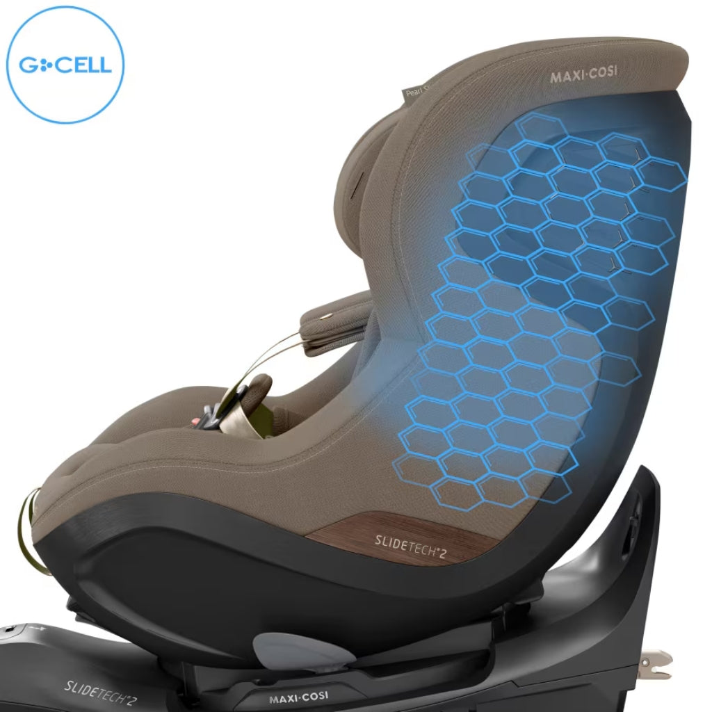 Maxi-Cosi Autostoel Groep 0+/1 Pearl Slide Pro Authentic Truffle