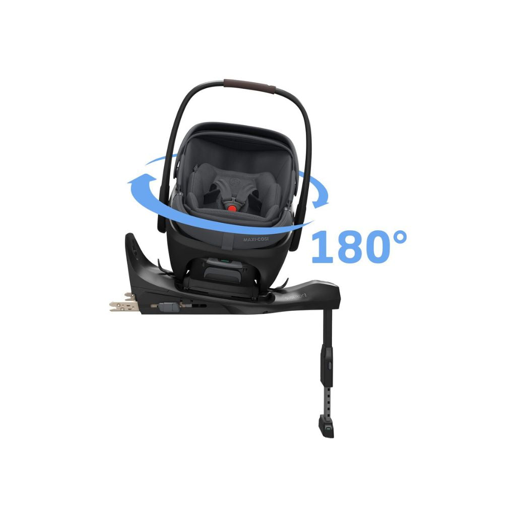 Maxi-Cosi Siège-auto Coral Slide Pro R129 Groupe 0+ Moon Graphite