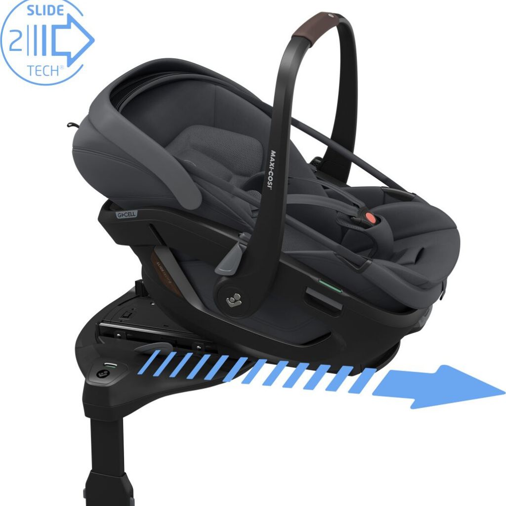 Maxi-Cosi Siège-auto Coral Slide Pro R129 Groupe 0+ Moon Graphite