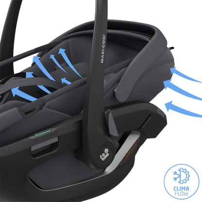 Maxi-Cosi Siège-auto Coral Slide Pro R129 Groupe 0+ Moon Graphite