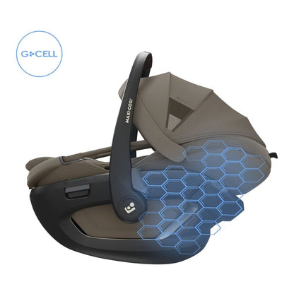 Maxi-Cosi Autostoel Coral Slide Pro Groep 0+ Oak Truffle
