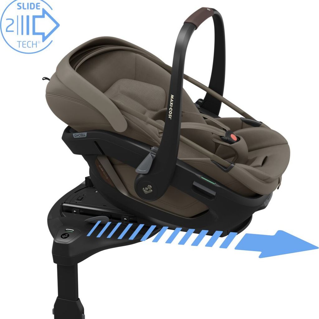Maxi-Cosi Autostoel Coral Slide Pro Groep 0+ Oak Truffle