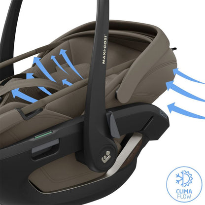 Maxi-Cosi Autostoel Coral Slide Pro Groep 0+ Oak Truffle