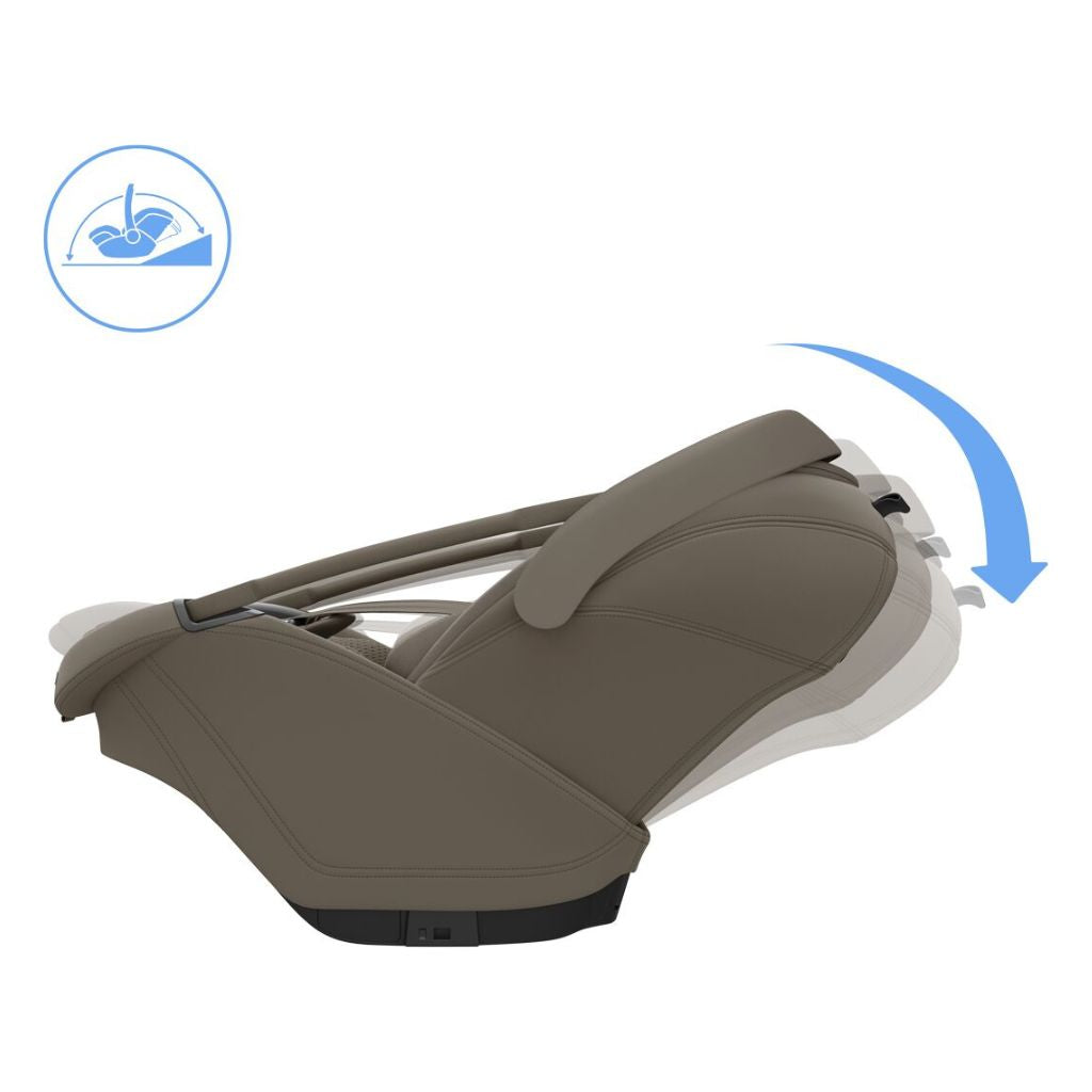 Maxi-Cosi Autostoel Coral Slide Pro Groep 0+ Oak Truffle