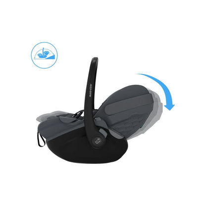 Maxi-Cosi Siège-auto Groupe 0+ Pebble Slide Pro R129 Moon Graphite