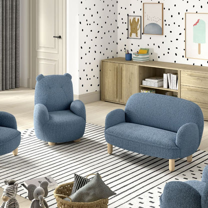 JAXX Rocky Sofa Dubbel Mini Blauw