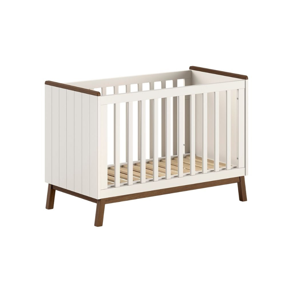 JAXX Lit pour bébé Sezane Clay/Walnut 60 x 120 cm