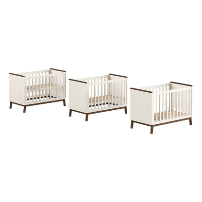 JAXX Lit pour bébé Sezane Clay/Walnut 60 x 120 cm