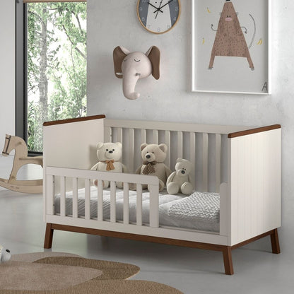 JAXX Meegroeibed Sezane Clay/Walnoot 70 x 140 cm