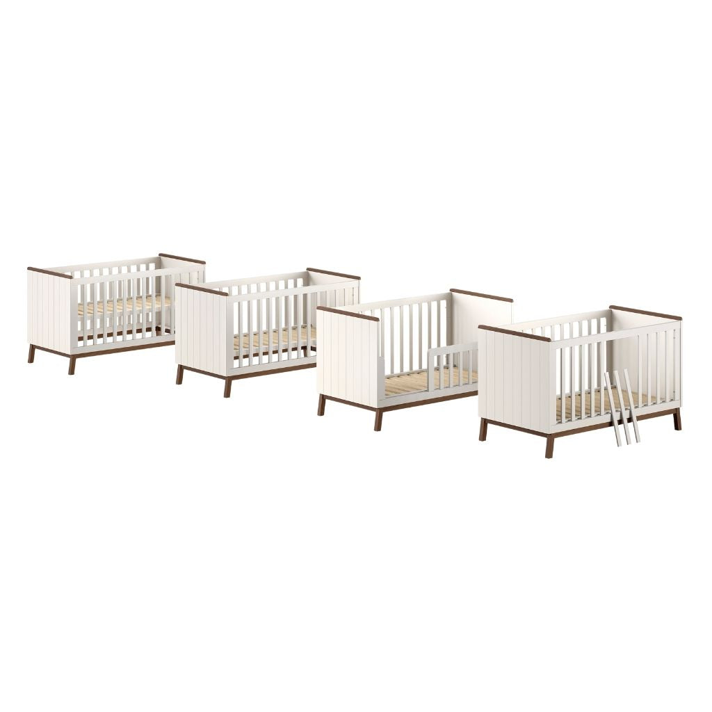 JAXX Meegroeibed Sezane Clay/Walnoot 70 x 140 cm