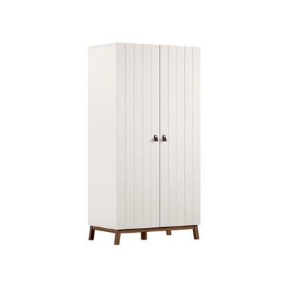 JAXX Armoire 2 portes Sezane Clay/Walnut