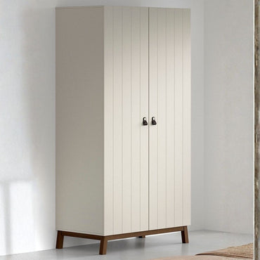 JAXX 2-Deurs Kleerkast Sezane Clay/Walnoot