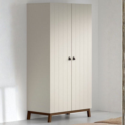 JAXX Armoire 2 portes Sezane Clay/Walnut