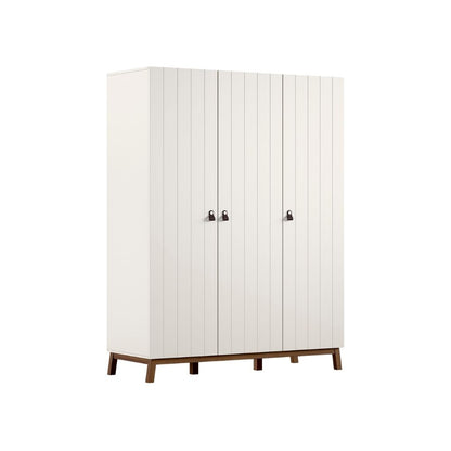 JAXX Armoire 3 portes Sezane Clay/Walnut