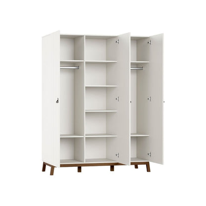 JAXX Armoire 3 portes Sezane Clay/Walnut