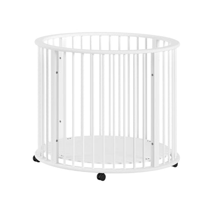 JAXX Parc pour bébé Dino Blanc Ø 90 cm