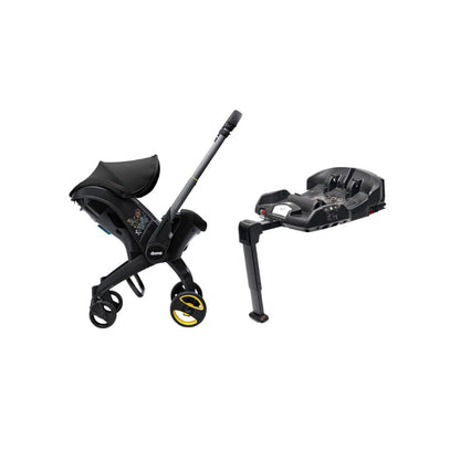 Doona Siège-auto portable transformable Infant Groupe 0+ Nitro Black + base isofix
