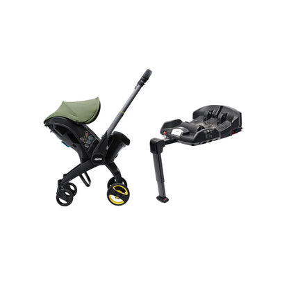 Doona Siège-auto portable transformable Infant Groupe 0+ Vert + base isofix