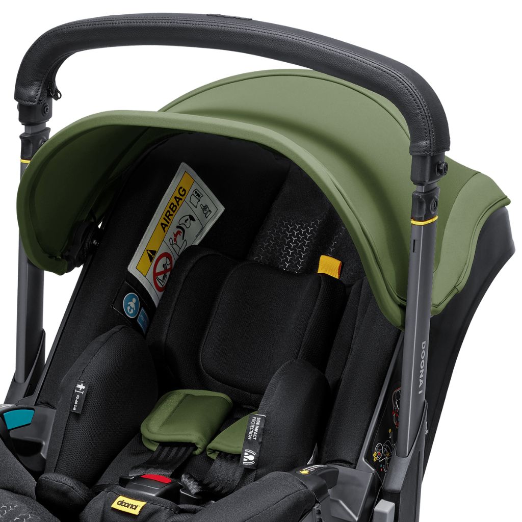 Doona Siège-auto portable transformable Infant Groupe 0+ Vert + base isofix
