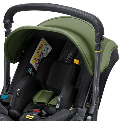Doona Siège-auto portable transformable Infant Groupe 0+ Vert + base isofix