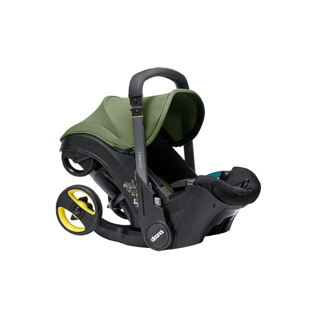 Doona Siège-auto portable transformable Infant Groupe 0+ Vert + base isofix