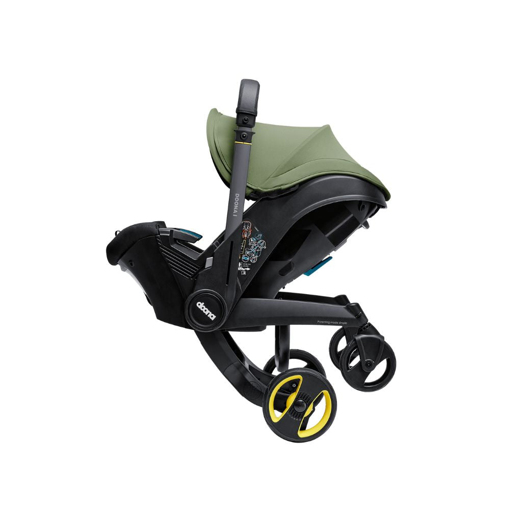 Doona Siège-auto portable transformable Infant Groupe 0+ Vert + base isofix