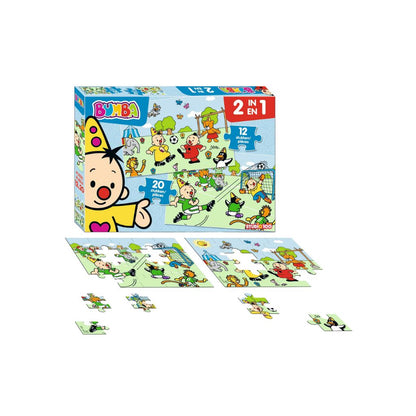 Bumba 2-in-1 Puzzel Voetbal Veelkleurig