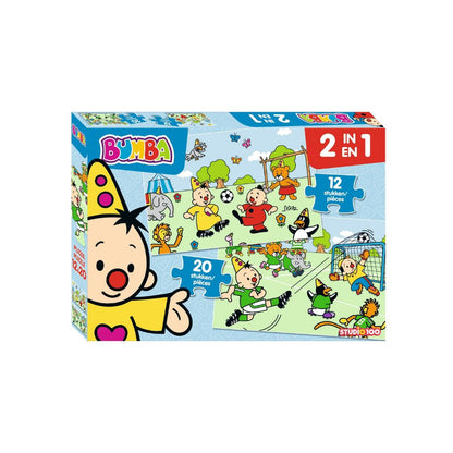 Bumba 2-in-1 Puzzel Voetbal Veelkleurig