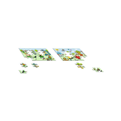 Bumba 2-in-1 Puzzel Voetbal Veelkleurig