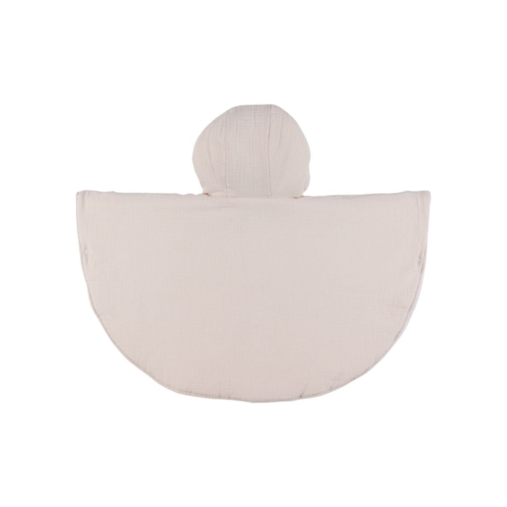 Noukie's Poncho Bio Mousseline Beige