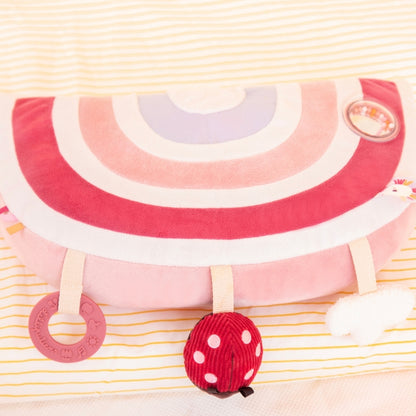 Lilliputiens Coussin d'activités Lena la licorne