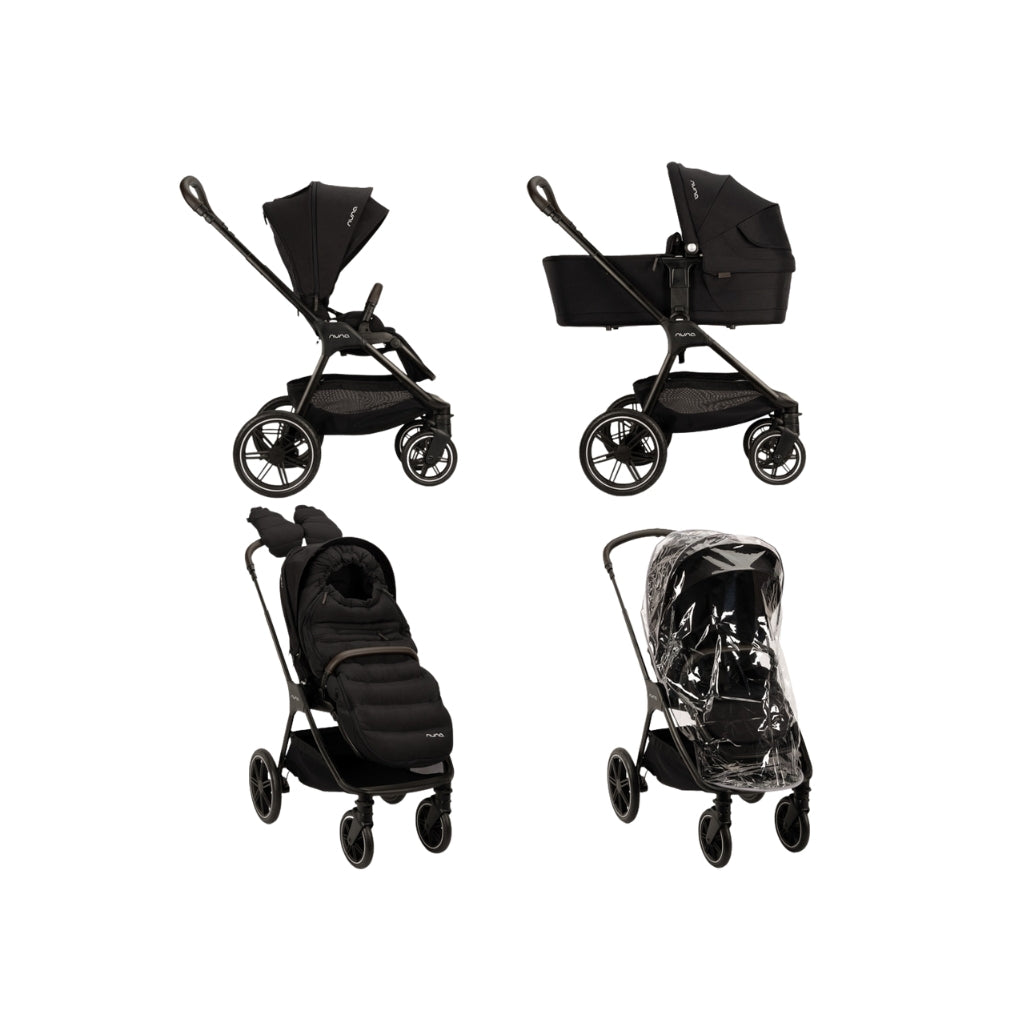 Nuna Kinderwagen TRIV LX Caviar - Set van 5 stuks