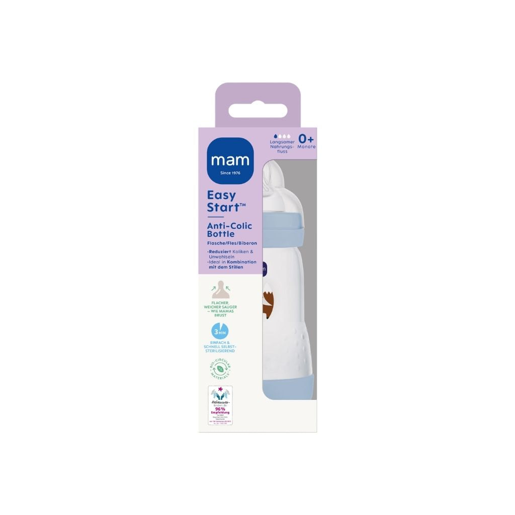 MAM Biberon anticolique Easy Start Anti-Colic Blue 260ml