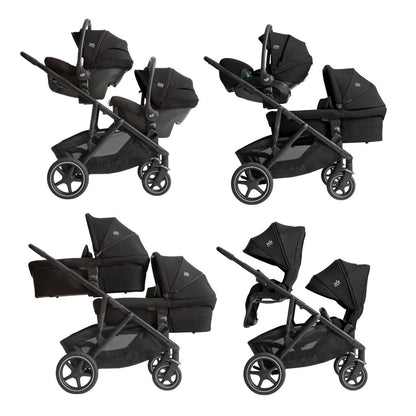 Joie Poussette Versiti + adaptateurs + panier Eclipse 