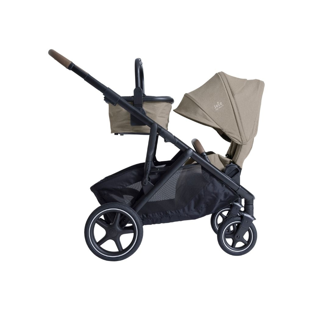 Joie Poussette Versiti + adaptateurs + panier Sandstone 