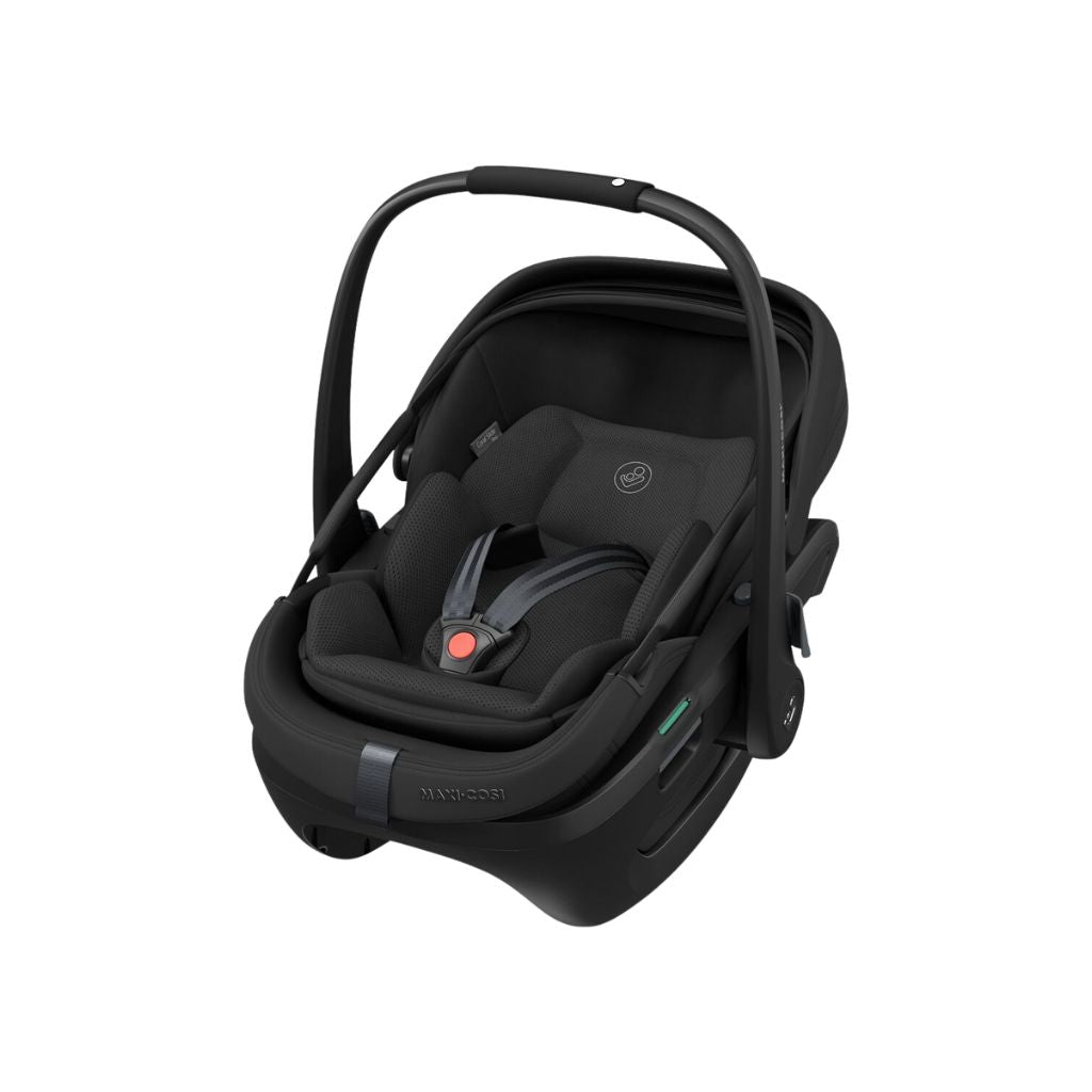 Maxi-Cosi Poussette Fame Twillic Black + Nacelle + Base FamilyFix Slide Pro + Coral Slide Pro Onyx Black