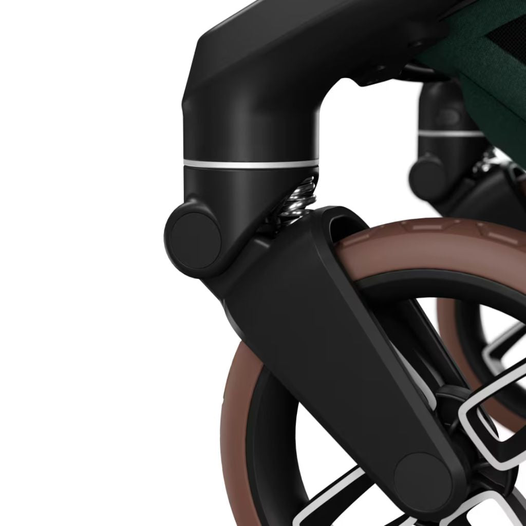 Maxi-Cosi Kinderwagen Fame Twillic Green + Draagmand + Basis Familyfix Slide Pro  + Coral Slide Pro Onyx Black
